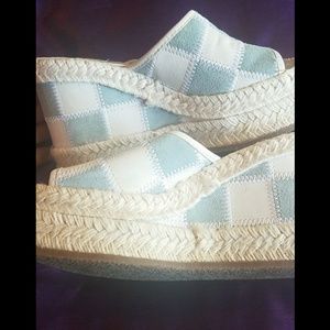 Aldo retro 90s wedge slides shoes 8